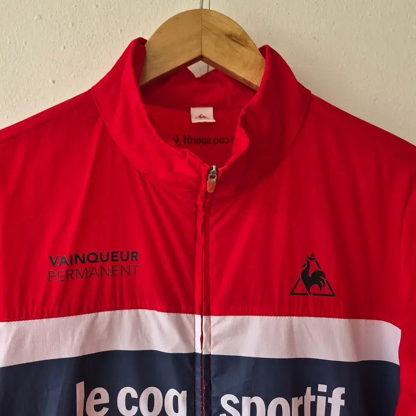 [BUNJANG] Le Coq Sportif Women's Red Windbreaker Jacket M90 / 르꼬끄스포르티프 여성 레드바람막이자켓 M90사이즈