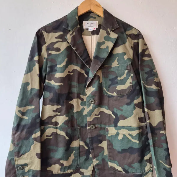 [BUNJANG] Mycellf Abahouse Japan Men's Camouflage Jacket Size S / 마이셀프 아바하우스 재팬 남성 카모플라쥬자켓 S사이즈