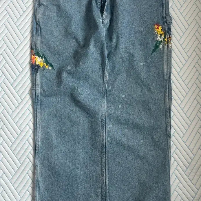 [BUNJANG] Blackout Painter Denim Work Pants L / 블랙아웃 페인터 데님 워크팬츠 L