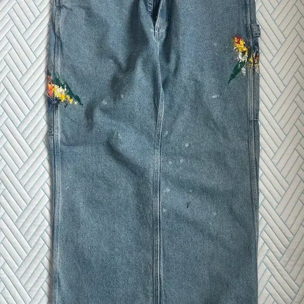[BUNJANG] Blackout Painter Denim Work Pants L / 블랙아웃 페인터 데님 워크팬츠 L
