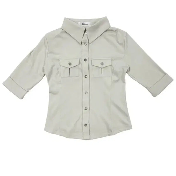 [BUNJANG] POHAUS Pocket Work Shirt Beige / 포하우스 포켓 워크 셔츠 연베이지