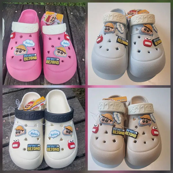 [BUNJANG] Crayon Shin-chan 4-Type Sandals / 짱구는못말려 샌들 4종