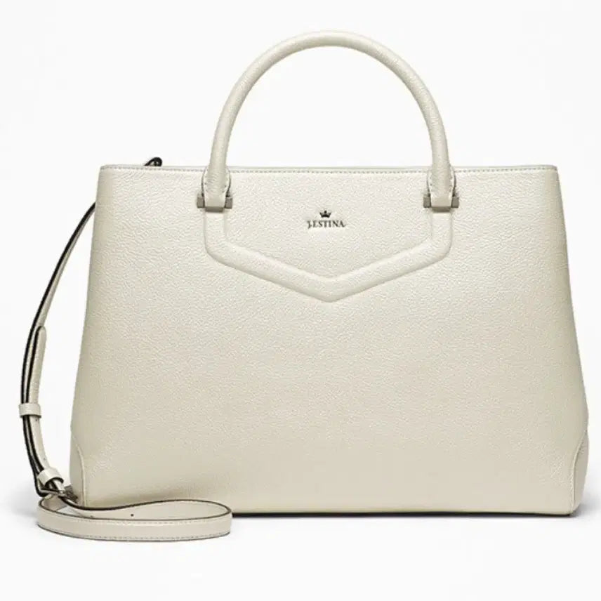 [BUNJANG] J.ESTINA Ivory Tote Bag / 제이에스티나 토트백 아이보리
