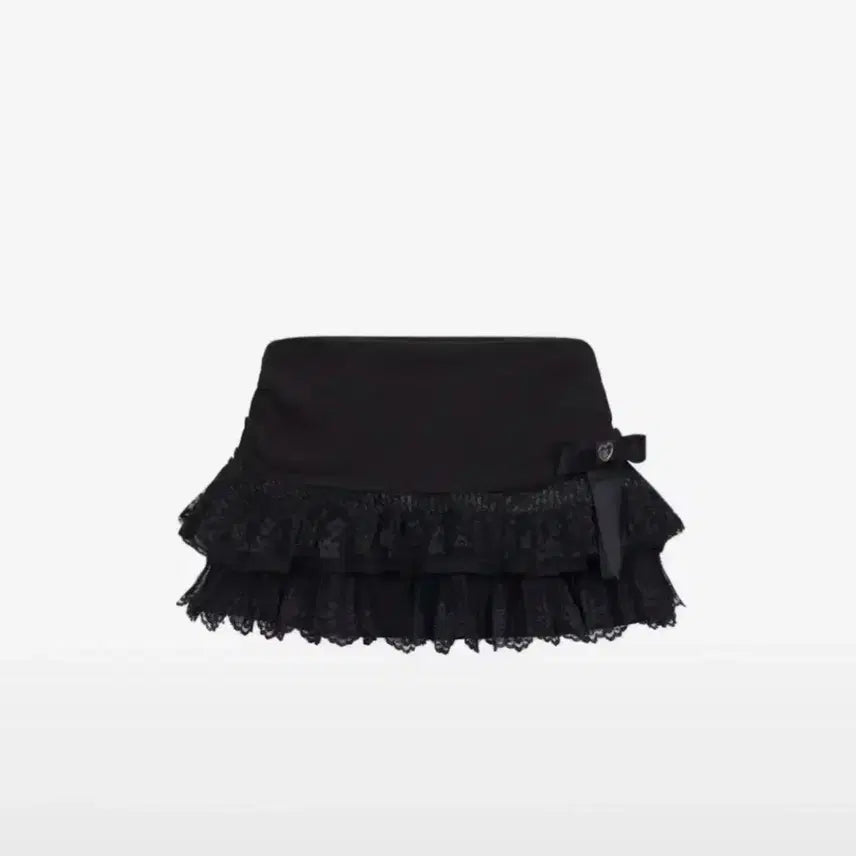 [BUNJANG] Pouring Chiffon Lace Mini Skirt / 포어링 쉬폰 레이스 미니 스커트 판매합니다