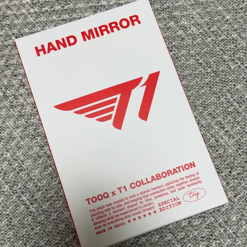 [BUNJANG] Avely Twok Mirror Hand Mirror (Sealed) / t1 에이블리 투크 거울 미개봉 새상품
