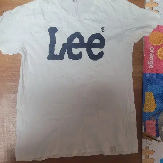 [BUNJANG] Lee T-shirt Short Sleeve White M / 리 반팔 티셔츠 화이트(M)