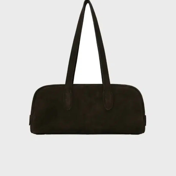 [BUNJANG] WMM Real Suede Shoulder Bag Brown / WMM 더블유엠엠 리얼스웨이드 숄더백 브라운