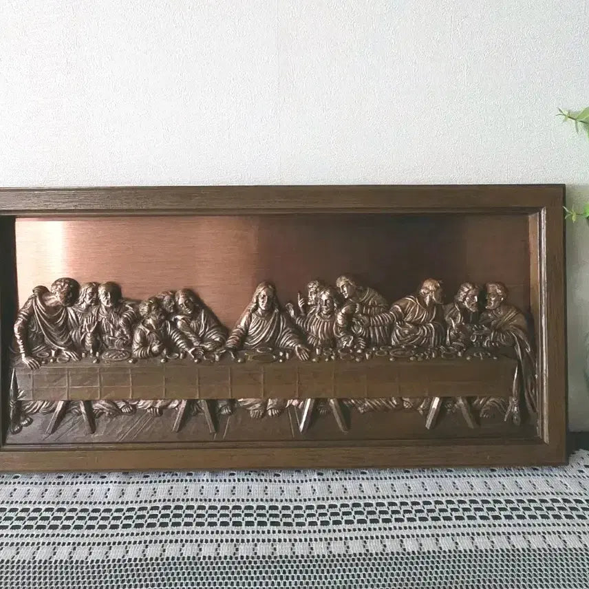 [BUNJANG] Coppercraft Guild 'The Last Supper' Bas-Relief Copper Framed Art / 레오나르도 다빈치 '최후의 만찬' 3D부조 액자