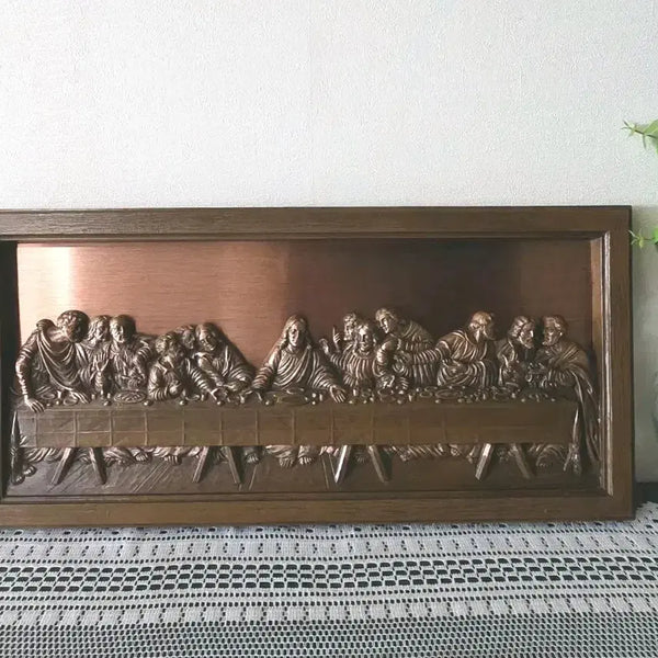 [BUNJANG] Coppercraft Guild 'The Last Supper' Bas-Relief Copper Framed Art / 레오나르도 다빈치 '최후의 만찬' 3D부조 액자