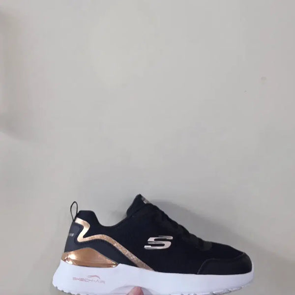 [BUNJANG] Skechers Sketch-Air Dynamite Black Rose Gold Sneakers / [230] 스케쳐스 스케치에어 다이나마이트 블랙로즈골드ㅡ최저가