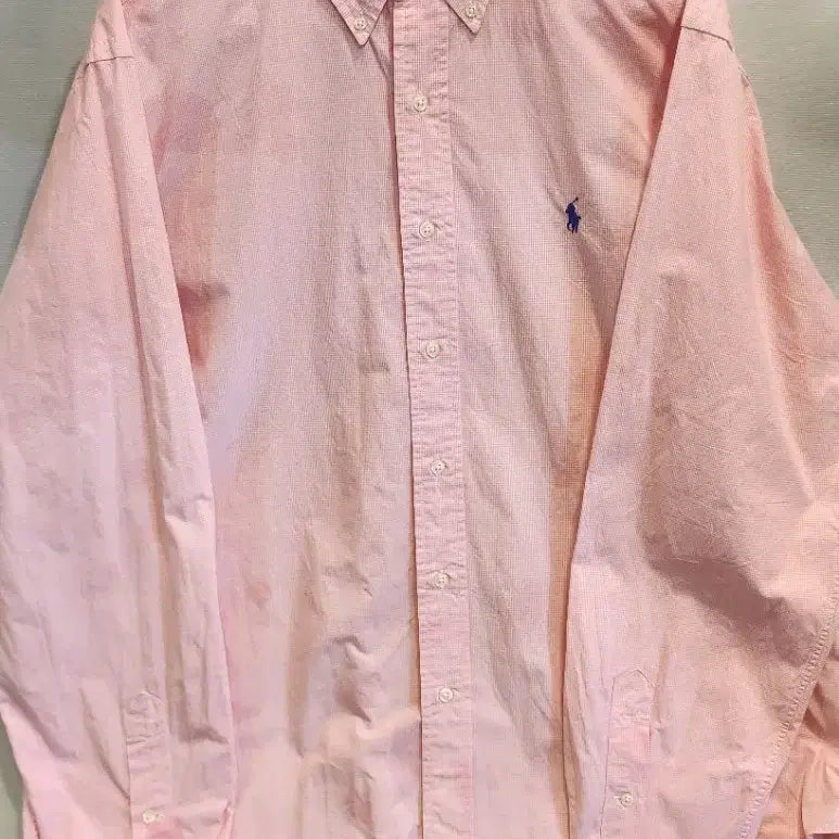 [BUNJANG] Polo Ralph Lauren Classic Fit Pink Check Shirt / 폴로 랄프로렌 셔츠 핑크 체크 클래식핏