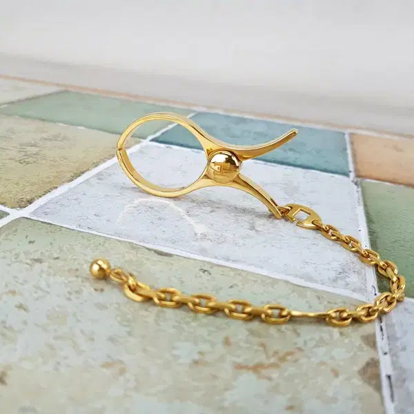 [BUNJANG] Hermès Gold Gilt Glove Holder / 에르메스 금장 글로브홀더 금장 장갑홀더