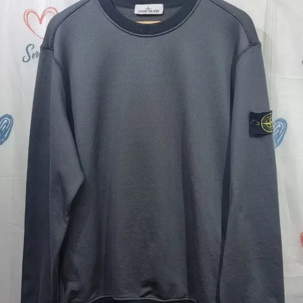 [BUNJANG] Stone Island Nylon Fleece Sweatshirt L / 정품) 스톤아일랜드  나일론 플리스 스웨트 셔츠