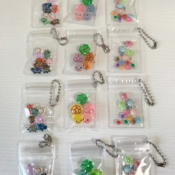 [BUNJANG] Lucky Turtle Glitter Set (3 Pieces) / 행운의 거북이 금부기 글리터 거북이 3개 세트