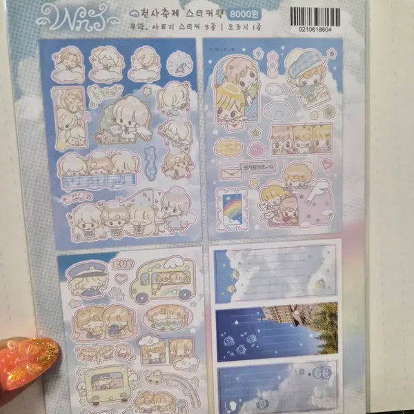 [BUNJANG] Jiyum Angel Festival Sticker Pack / 지윰 천사축제 스티커팩