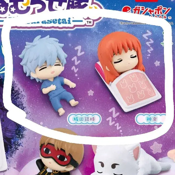 [BUNJANG] Gintoki & Kagura Nemuraseta i Gacha Figure (Sealed) / 긴토키 + 카구라 네무라세타이 미개봉 은혼 가챠