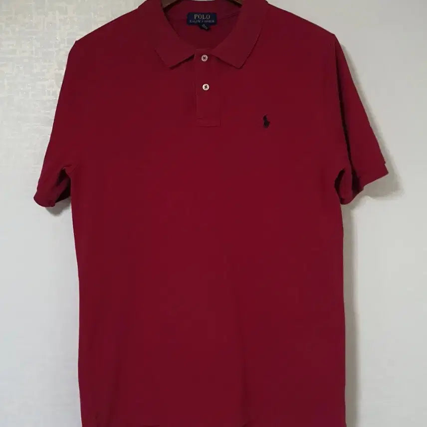 [BUNJANG] Polo Ralph Lauren Red Short Sleeve Polo Shirt Size 100 / (정품)폴로 반팔 카라티 레드 100