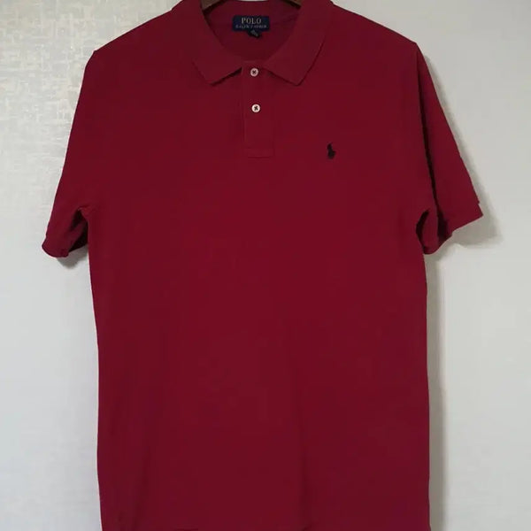 [BUNJANG] Polo Ralph Lauren Red Short Sleeve Polo Shirt Size 100 / (정품)폴로 반팔 카라티 레드 100