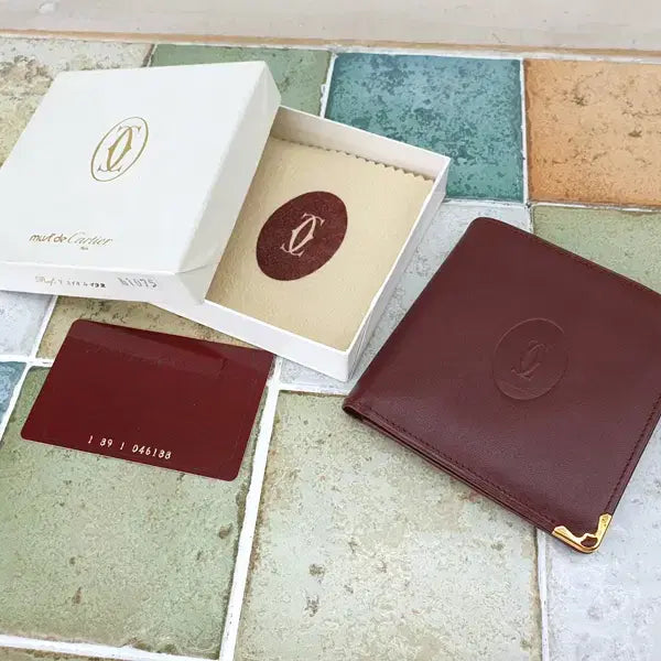 [BUNJANG] Cartier Unisex Bifold Wallet / 까르띠에 남녀공용 반지갑