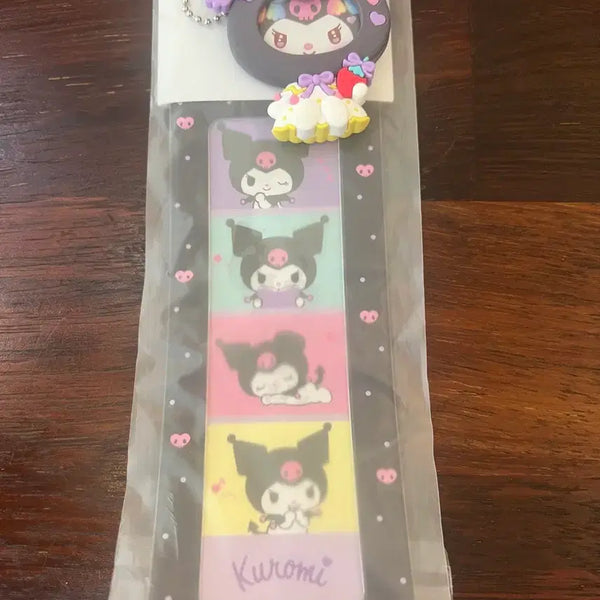 [BUNJANG] Don Quijote Limited Sanrio Kuromi Ichigo Photokeyring & Photoholder Set / 돈키호테 한정 산리오 쿠로미 이치고 포토키링&포토홀더 세트