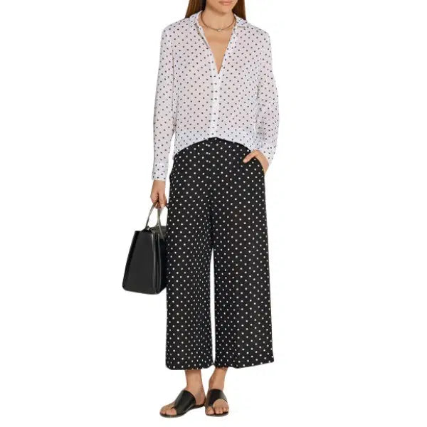 [BUNJANG] Theory Silk Polka Dot Blouse / 새상품 S THEORY 띠어리 실크 도트 블라우스 셔츠
