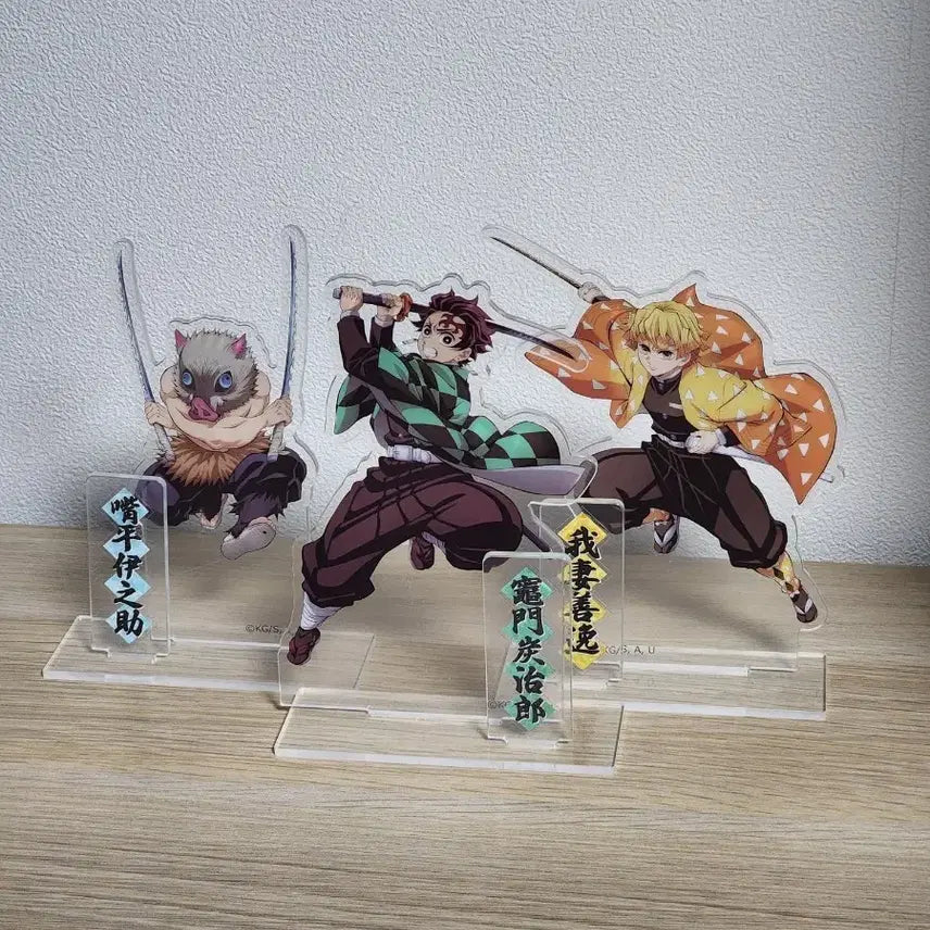 [BUNJANG] Demon Slayer Pop-Up Acrylic Stand Set (3 Types) / 귀멸의 칼날 팝업 아크릴 스탠드 3종