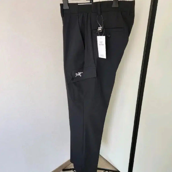 [BUNJANG] Arc'teryx Nylon Spandex Summer Cargo Pants (32-inch) / 나일론+폴리 남자여름 스판일자 건빵바지 블랙 32