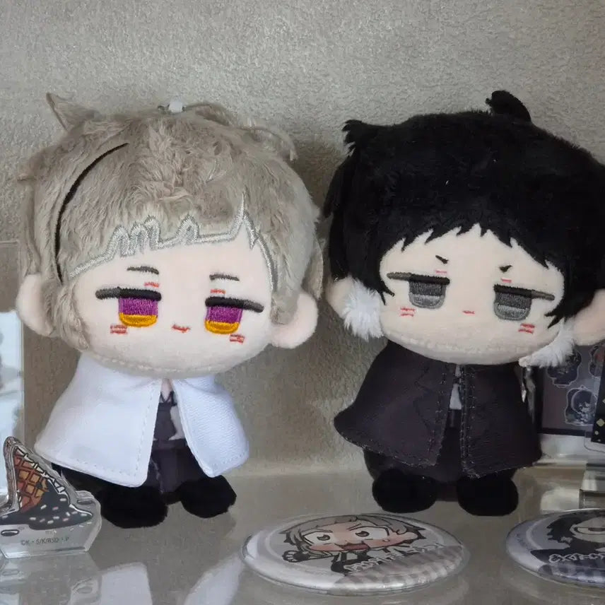 [BUNJANG] Bungo Stray Dogs Atsushi & Akutagawa Plush Set / 마지막 가격내림 문스독 아츠시 아쿠타가와 누이 일괄