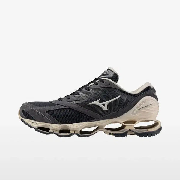 [BUNJANG] Mizuno Wave Prophecy LS Vulcan Pristine Quiet Shade Running Shoes D1GA226204 / 미즈노 웨이브 프로페시 LS - 벌컨:프리스틴:콰이엇 쉐이드 / D1GA226204