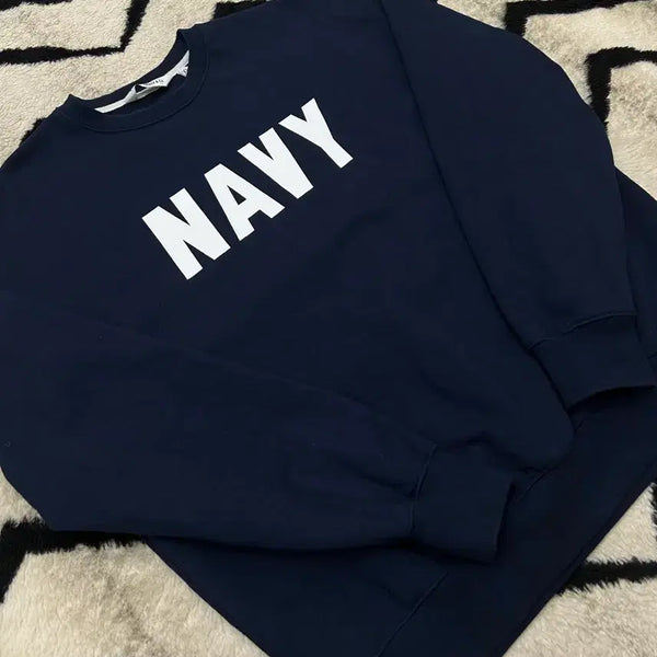 [BUNJANG] Uniform Bridge Navy Heavy Cotton Sweatshirt XL / [XL]유니폼브릿지 NAVY 헤비코튼 맨투맨/네이비
