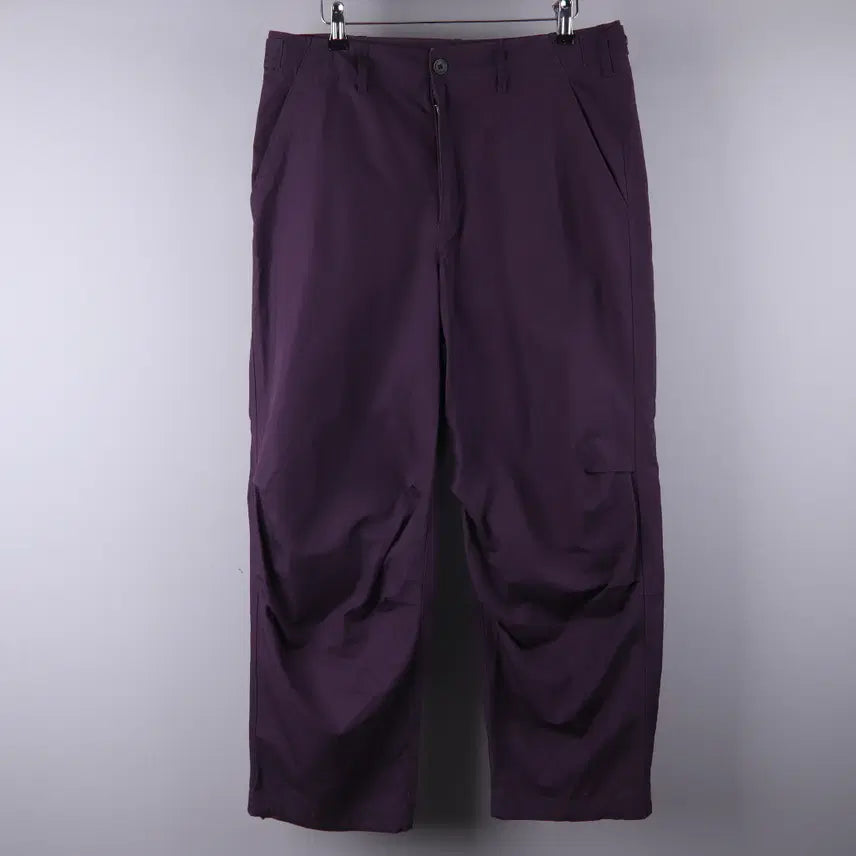 [BUNJANG] Uniqlo U Wide Fit Parachute Pants Dark Purple (Size 82) / 유니클로U 와이드핏 파라슈트 팬츠 다크퍼플 (82) 5197
