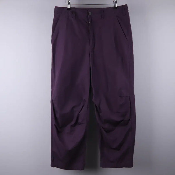 [BUNJANG] Uniqlo U Wide Fit Parachute Pants Dark Purple (Size 82) / 유니클로U 와이드핏 파라슈트 팬츠 다크퍼플 (82) 5197