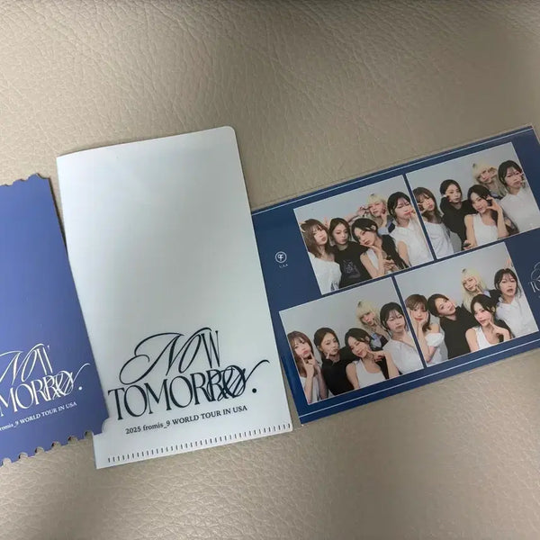 [BUNJANG] fromis_9 2025 WORLD TOUR IN USA 4-Cut Ticket & Holder Set / 프로미스나인 미국 4컷 티켓, 홀더