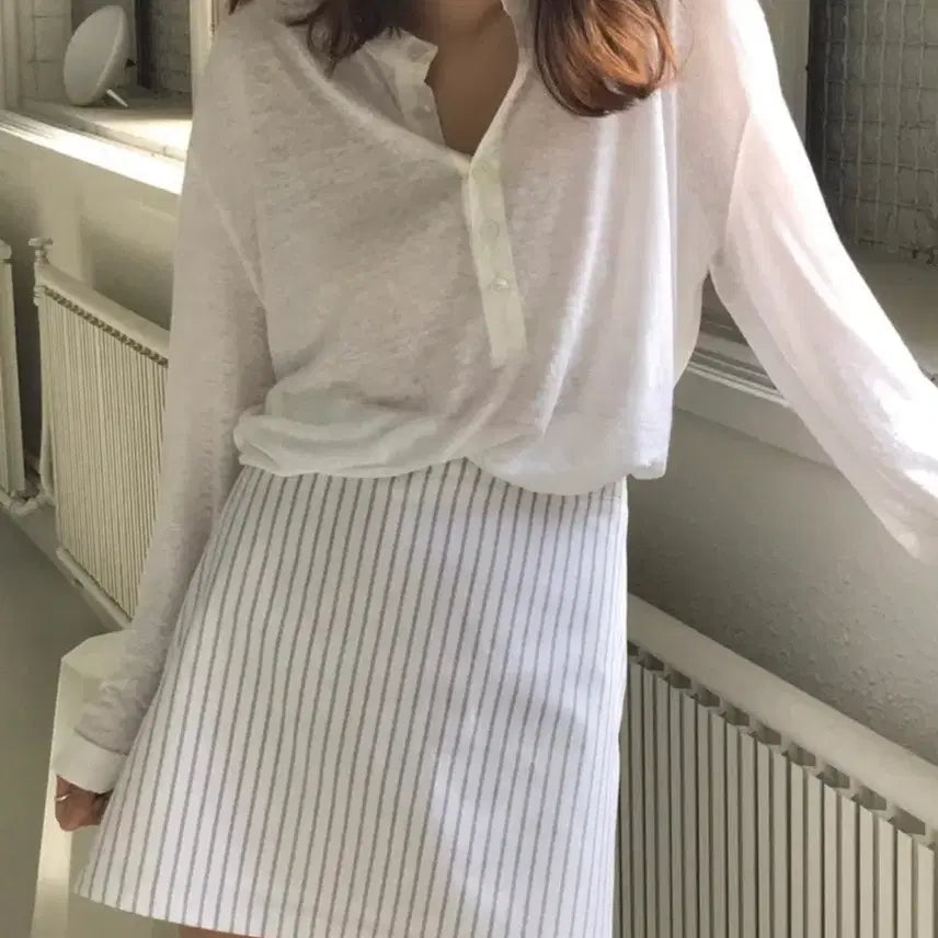 [BUNJANG] Code:Y Stripe Mini Skirt / (새상품) 코드유 스트라이프 스커트