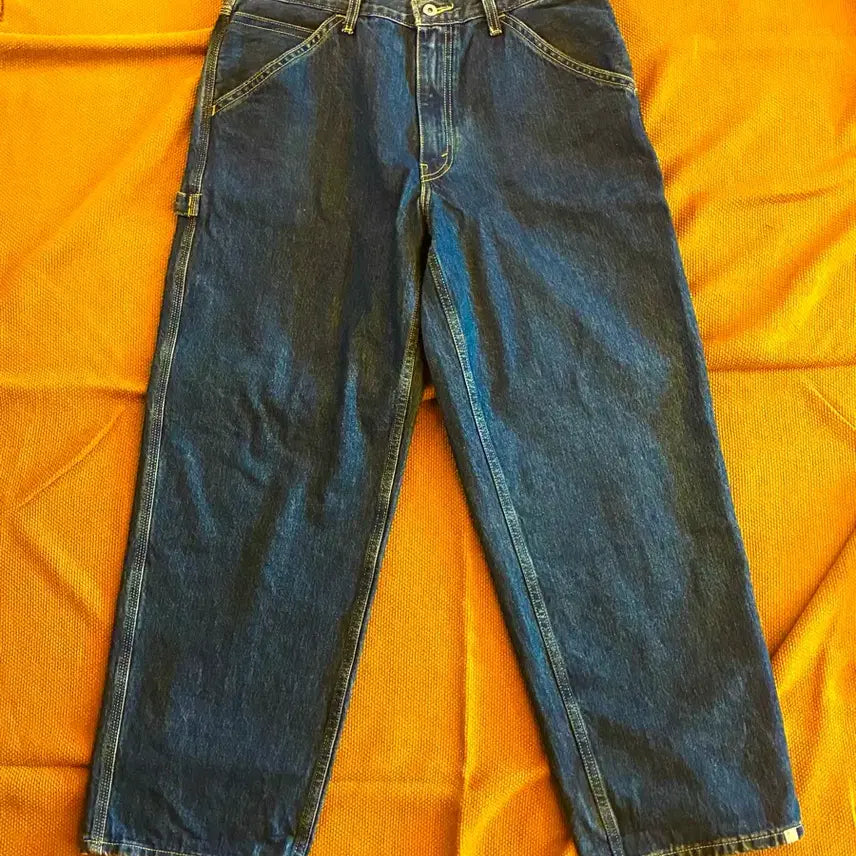 [BUNJANG] Levi's Silvertab Baggy Carpenter Jeans Dark Indigo / Levi's Silvertab Baggy Carpenter Jeans Dark Indigo