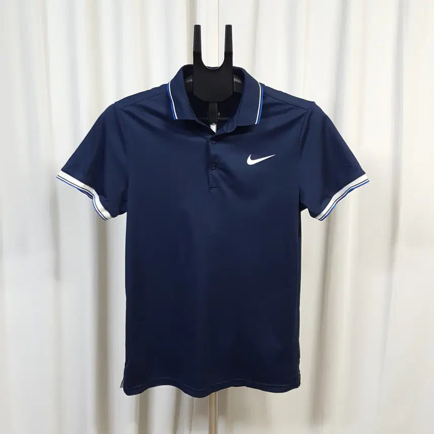 [BUNJANG] Nike Men's Dri-FIT Navy Collar Short Sleeve T-Shirt Size 95 / 나이키 남성 드라이핏 카라 반팔 티셔츠 네이비 95 오일장 0331
