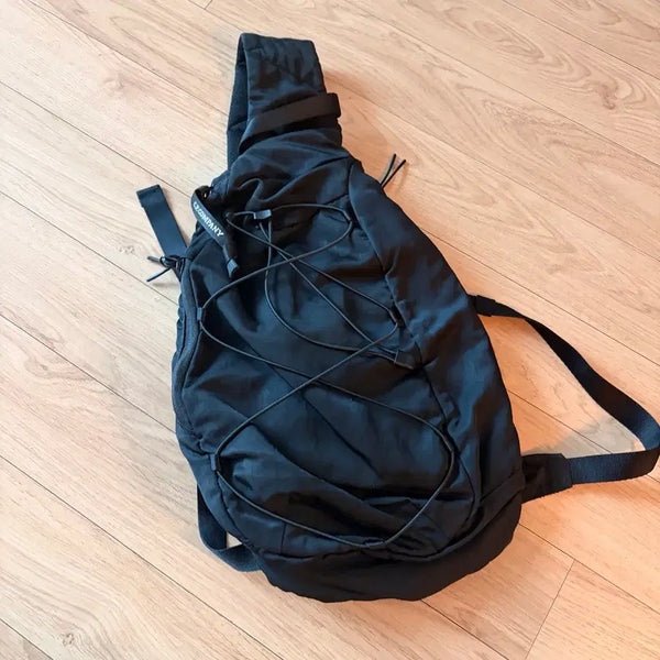 [BUNJANG] CP Company Nylon B Crossbody Rucksack Black / CP컴퍼니 나일론 B 크로스바디 럭색 블랙 - 24SS