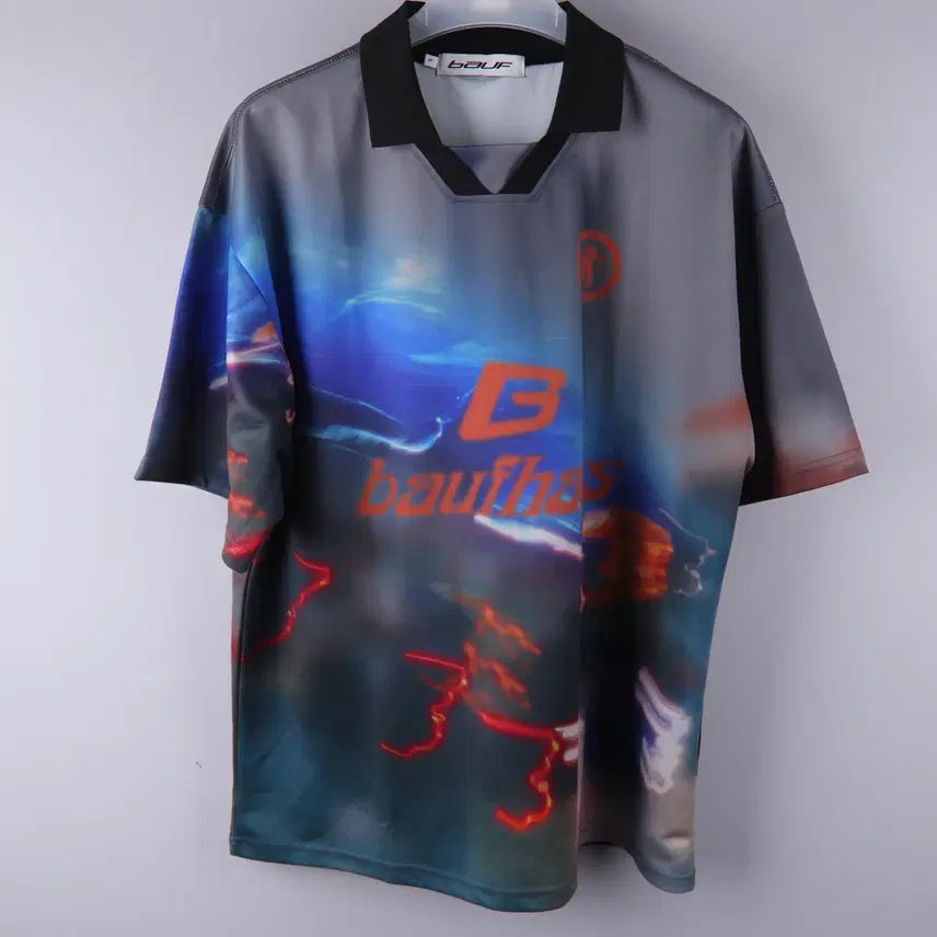 [BUNJANG] BAUFP Gradient Soccer Uniform Football Jersey [Charcoal] (L) / 바우프 그라데이션 싸커 유니폼 풋볼 져지 [차콜] (L)