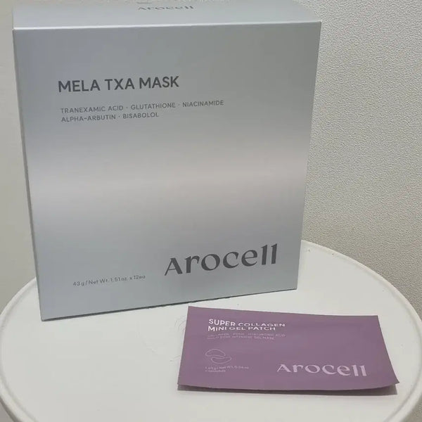 [BUNJANG] Arocell Mela TXA Mask 12 Sheets with Eye Patches / 아로셀 멜라 TXA 마스크 12매입 아이패치포함