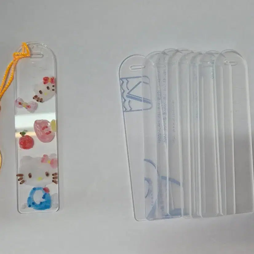 [BUNJANG] Clear Bookmark Set (8 Pieces) / 투명 책갈피 8개