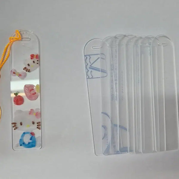 [BUNJANG] Clear Bookmark Set (8 Pieces) / 투명 책갈피 8개
