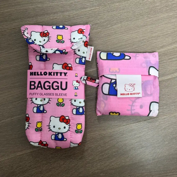 [BUNJANG] Baku Hello Kitty Glasses Case & Shopping Basket Bundle / 바쿠 헬로키티 안경케이스 장바구니 일괄