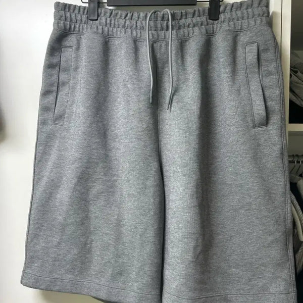 [BUNJANG] Uniqlo C Sweat Wide Short Pants Grey XL / 유니클로 C 스웨트 와이드 쇼트팬츠 그레이 xl