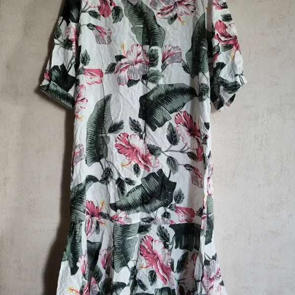[BUNJANG] Linen Dress (Size 55-66) / 린넨 원피스 (55~66)