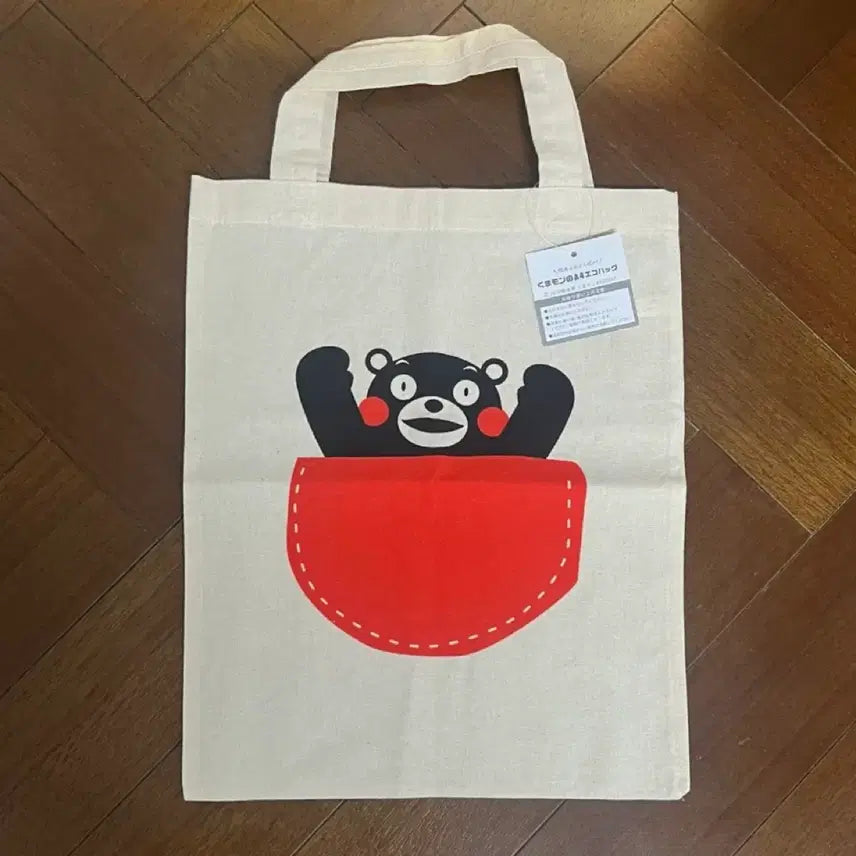 [BUNJANG] KUMAMON Official Japanese Cotton Eco Bag / [ 일본 정품 ] 쿠마몬 에코백 미사용