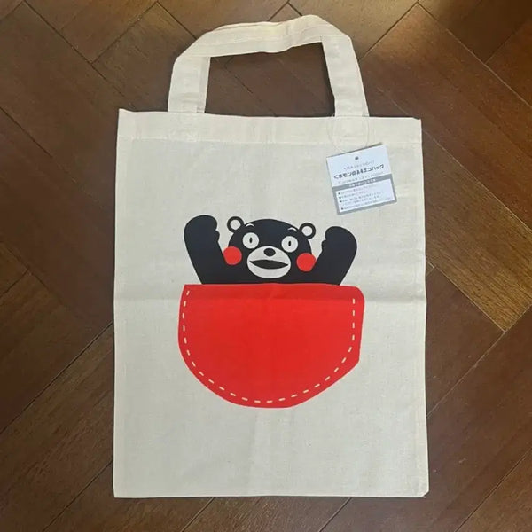 [BUNJANG] KUMAMON Official Japanese Cotton Eco Bag / [ 일본 정품 ] 쿠마몬 에코백 미사용