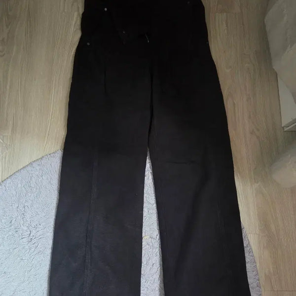 [BUNJANG] System Homme Authentic Wide Black Denim Jeans Size 34 / 시스템옴므 정품 와이드 블랙 데님진 34사이즈