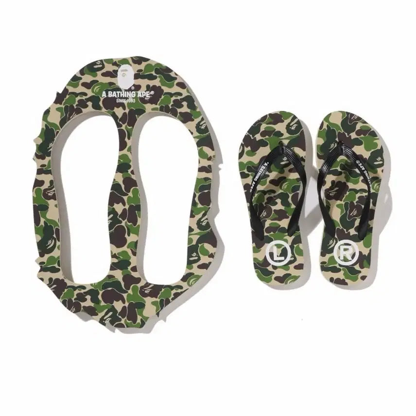 [BUNJANG] BAPE Camo Flip-Flops / 베이프 카모 쪼리