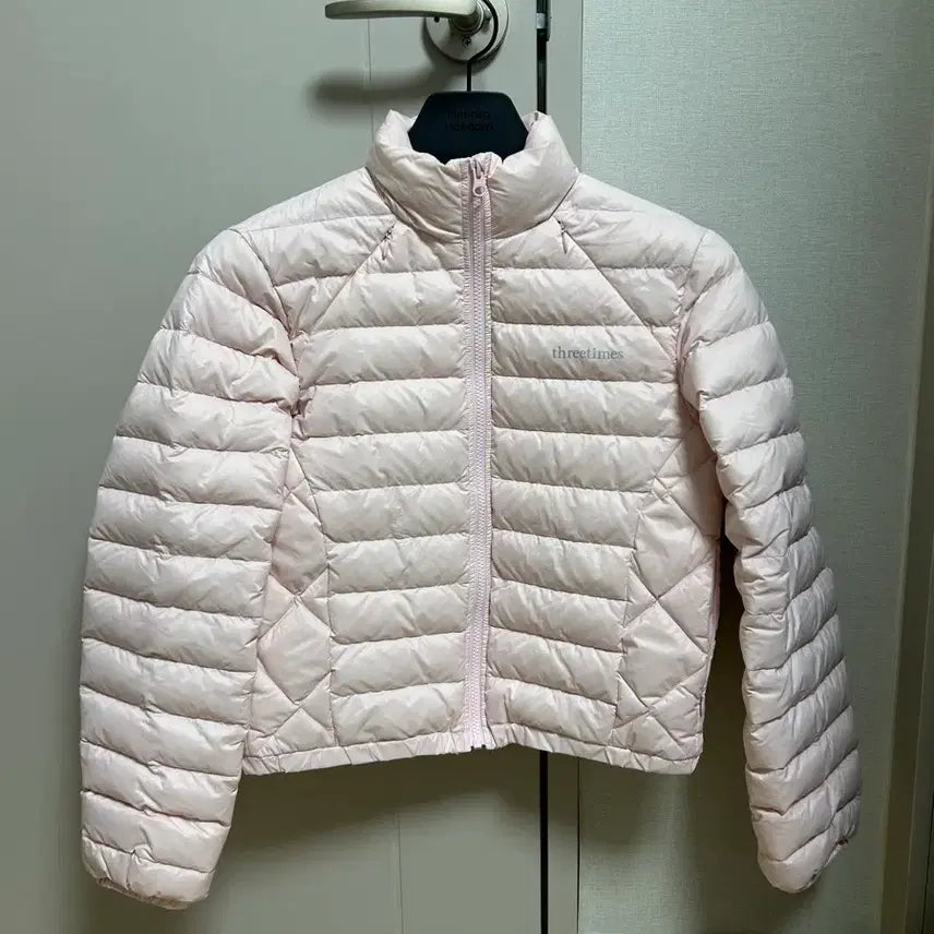 [BUNJANG] 3times Lightweight Padded Jacket Pink / 쓰리타임즈 경량 패딩 핑크