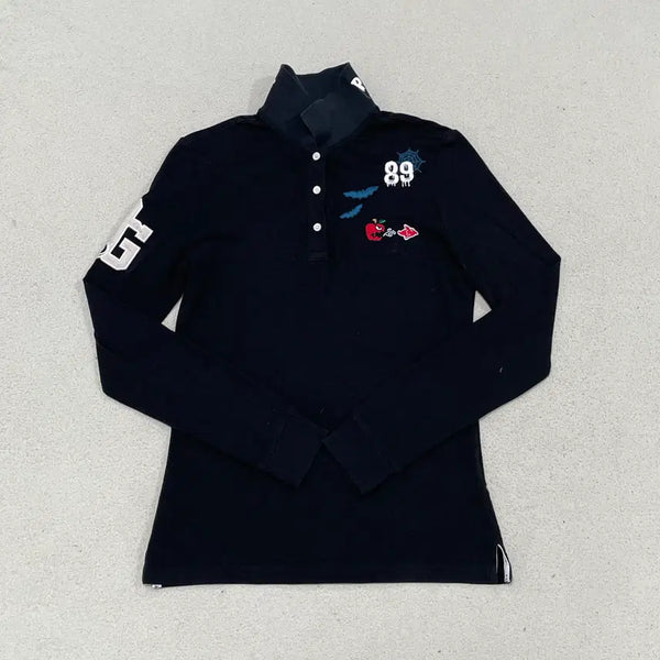 [BUNJANG] Parigates Golf Spandex Long Sleeve Polo Shirt / 0SIZE 파리게이츠 골프 스판 롱슬리브 폴로셔츠 0714